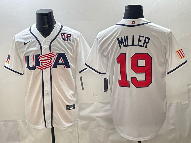Men 2026 World cup white MLB Nike jersey 002